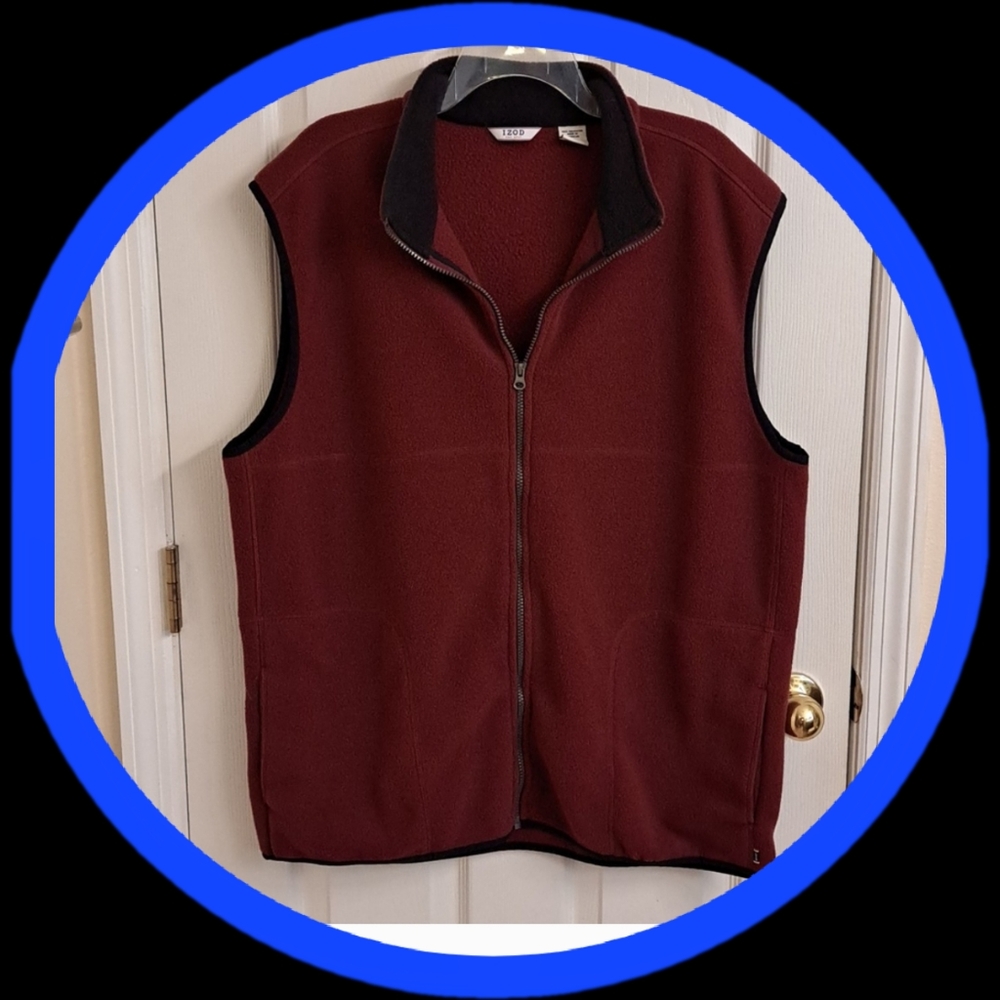 Izod Vest Maroon UNISEX XL (#1)